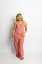 Towel Terry Pants in Summer Sun