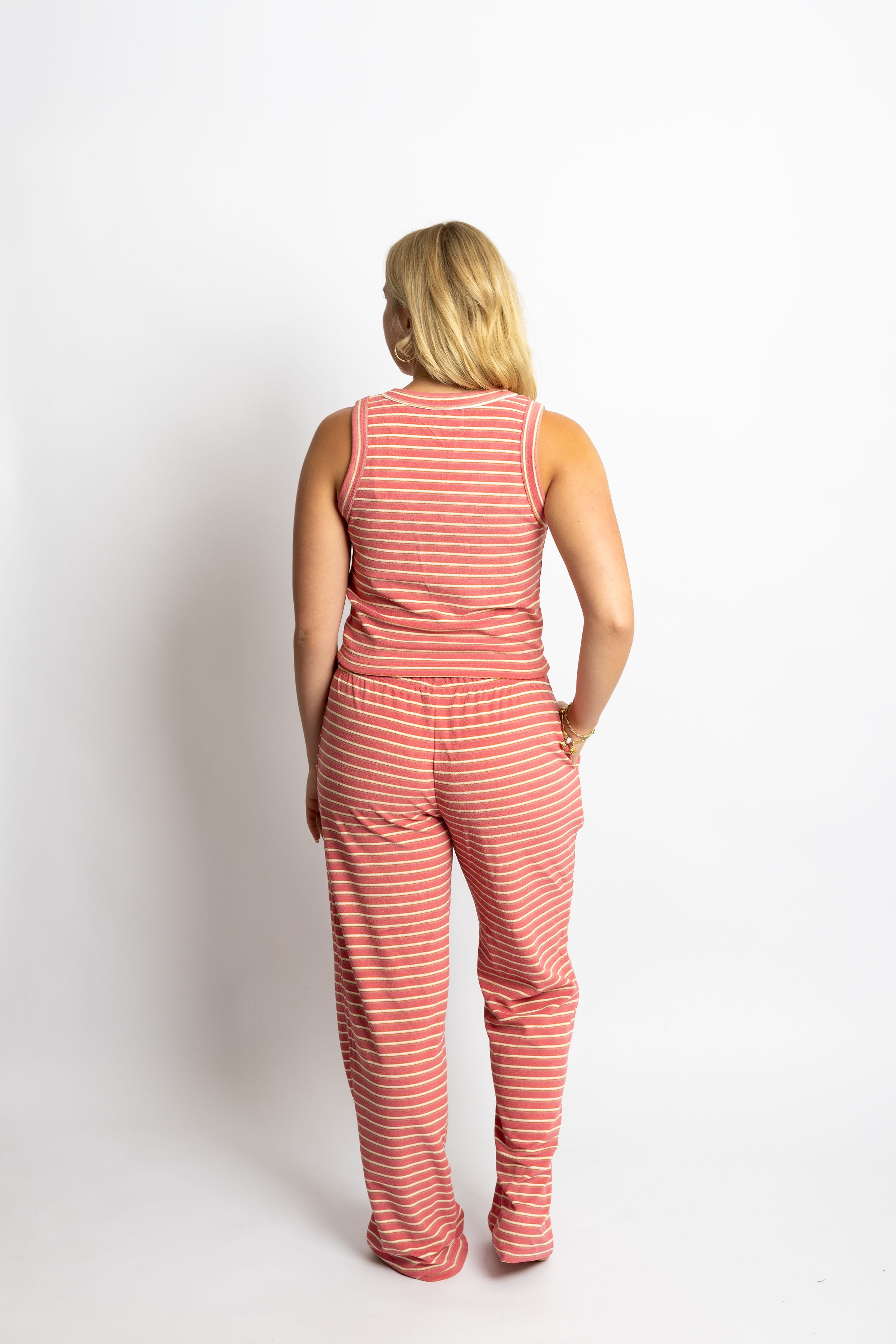 Towel Terry Pants in Summer Sun